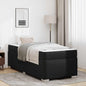 Estrutura de cama com colchão 100 x 200 cm tecido