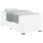 Estructura de cama con colchón 100 x 200 cm tela