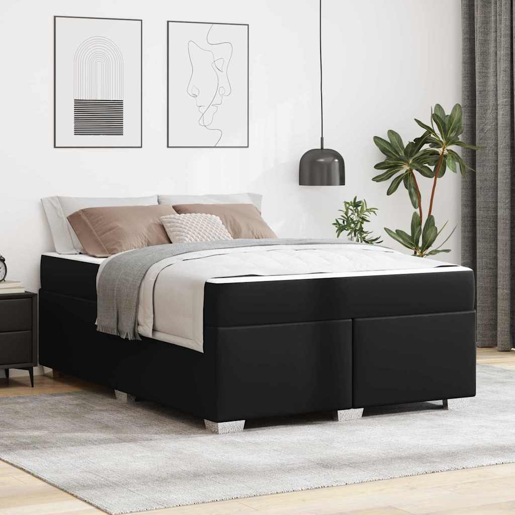 Estrutura de cama com colchão 100 x 200 cm tecido