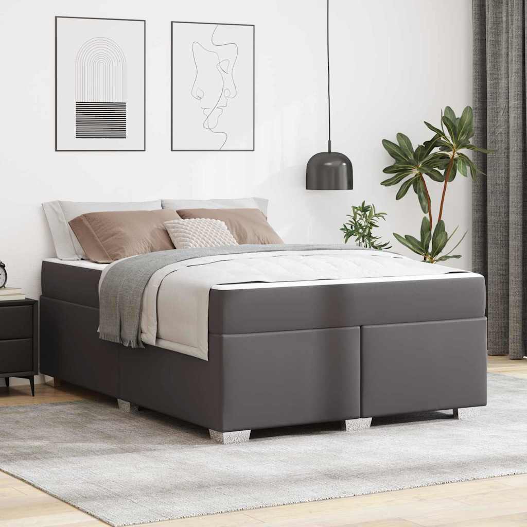 Estrutura de cama com colchão 100 x 200 cm tecido