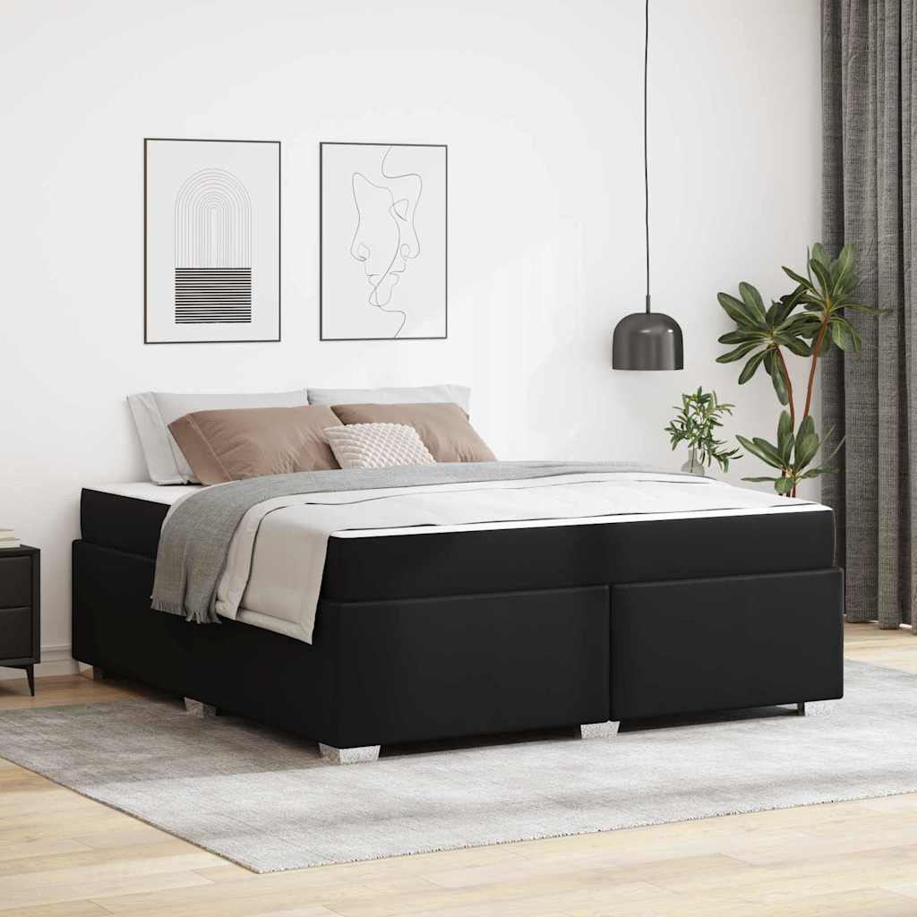 Estrutura de cama com colchão 100 x 200 cm tecido