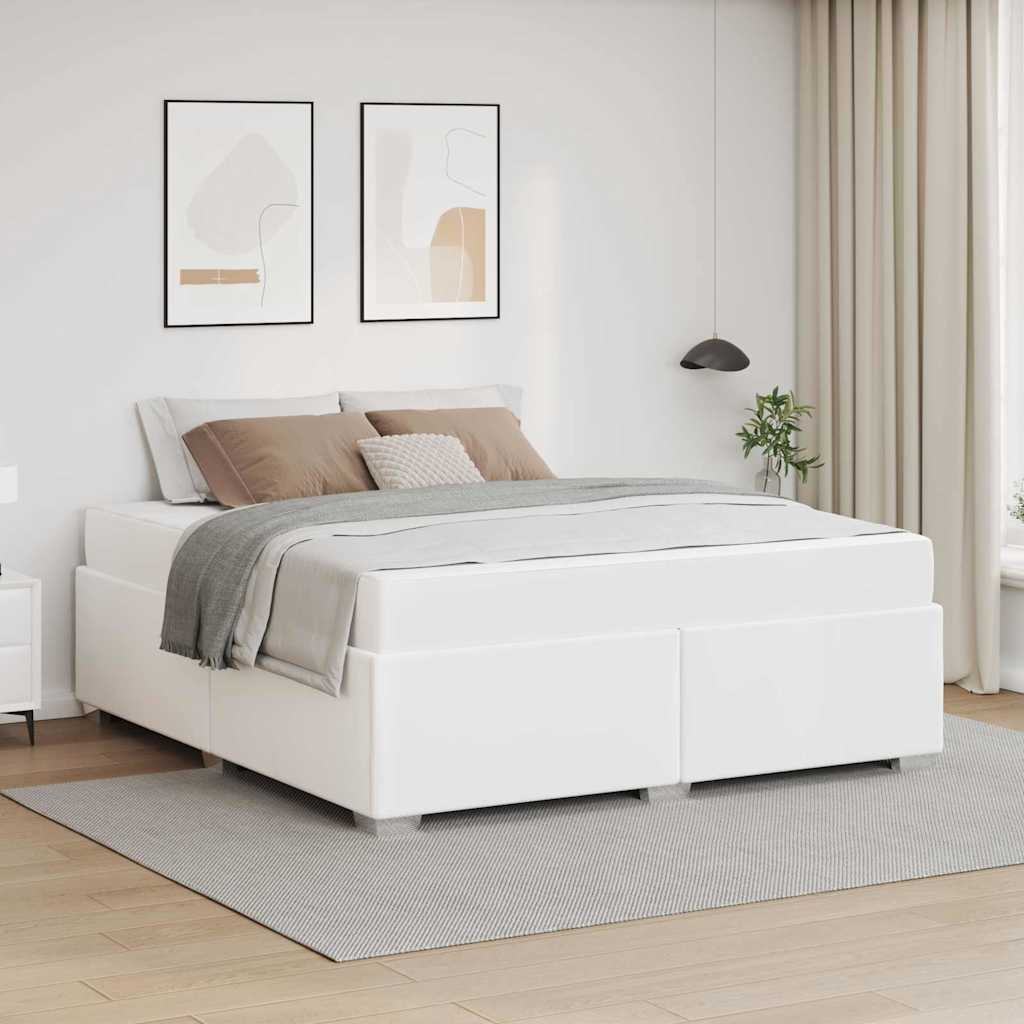 Estrutura de cama com colchão 100 x 200 cm tecido
