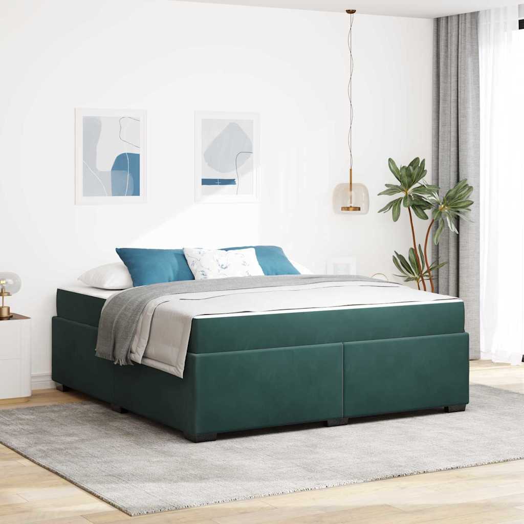 Blue Bed Frame with Mattress 80 x 200 cm Fabric