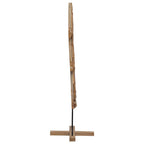 Árbol de Navidad con soporte Marrón 90 cm Madera de teca maciza