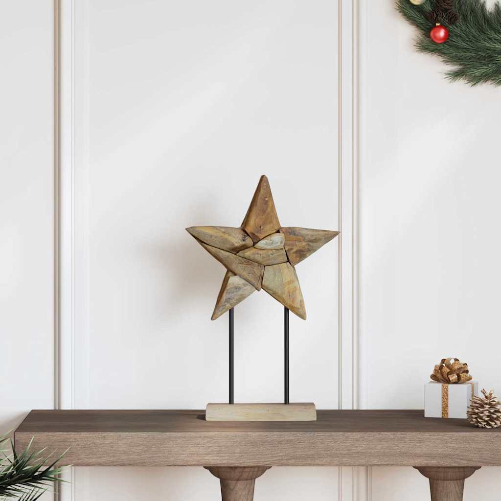Estrella de Navidad Marrón 31 x 15 x 46 cm
