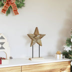 Estrella de Navidad Marrón 31 x 15 x 46 cm