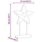Estrella de Navidad Marrón 31 x 15 x 46 cm