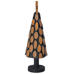 Árbol de Navidad con soporte Marrón 61 cm Madera de teca maciza
