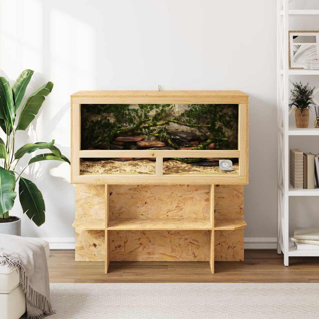 Terrario Marrón 100 x 50 x 100 cm OSB