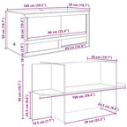 Terrario Marrón 100 x 50 x 100 cm OSB