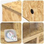 Terrario Marrón 80 x 50 x 100 cm OSB