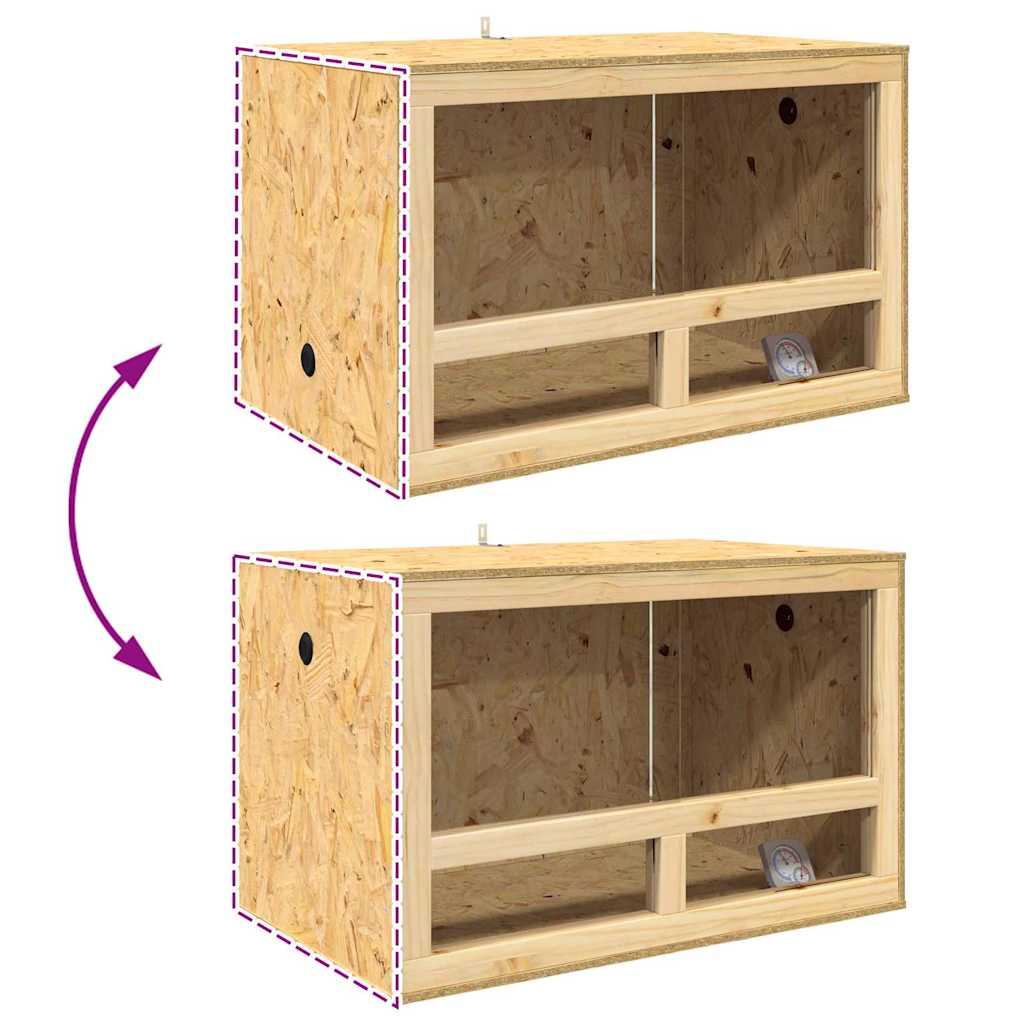 Terrario Marrón 80 x 50 x 100 cm OSB