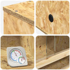 Terrario Marrón 50 x 50 x 100 cm OSB