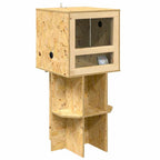 Terrario Marrón 40 x 40 x 90 cm OSB