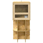 Terrario Marrón 40 x 40 x 90 cm OSB