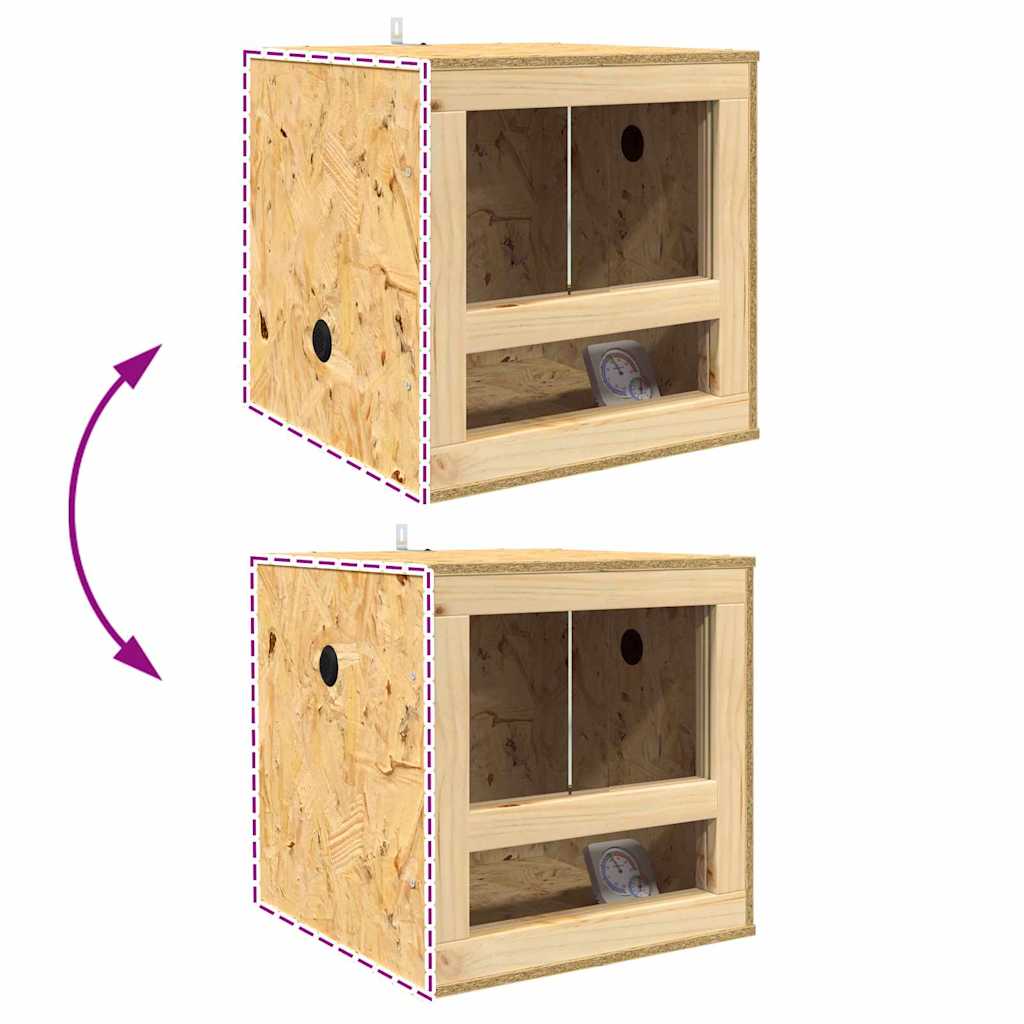 Terrario Marrón 40 x 40 x 90 cm OSB