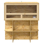 Terrario Marrón 80 x 40 x 90 cm OSB