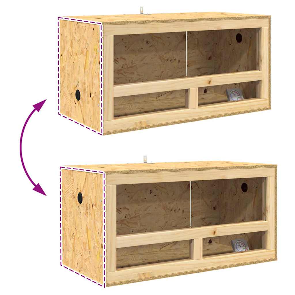 Terrario Marrón 80 x 40 x 90 cm OSB