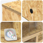 Terrario Marrón 60 x 30 x 80 cm OSB