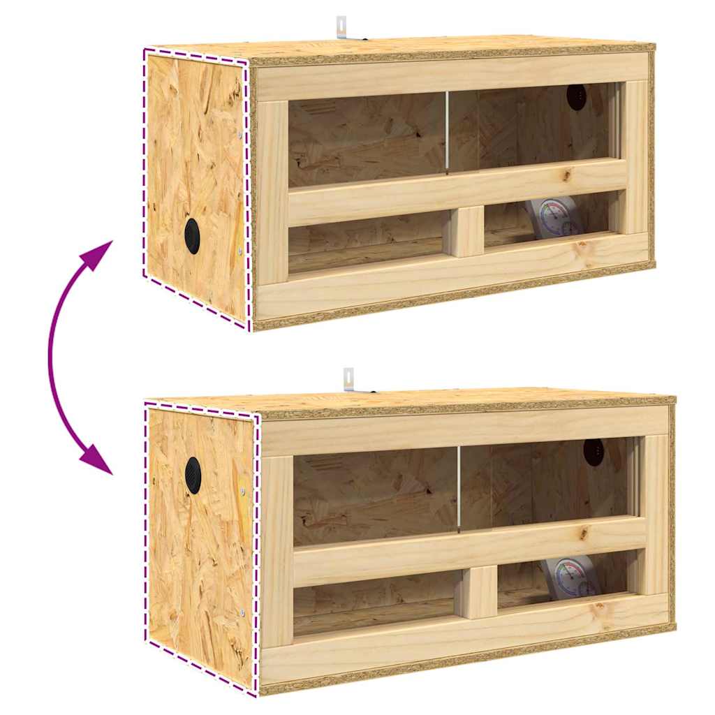 Terrario Marrón 60 x 30 x 80 cm OSB