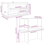 Terrario Marrón 60 x 30 x 80 cm OSB