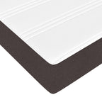 Estructura de cama con colchón 2 pcs Canela tela