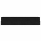Estructura de cama con colchón 2 pcs Negro Terciopelo