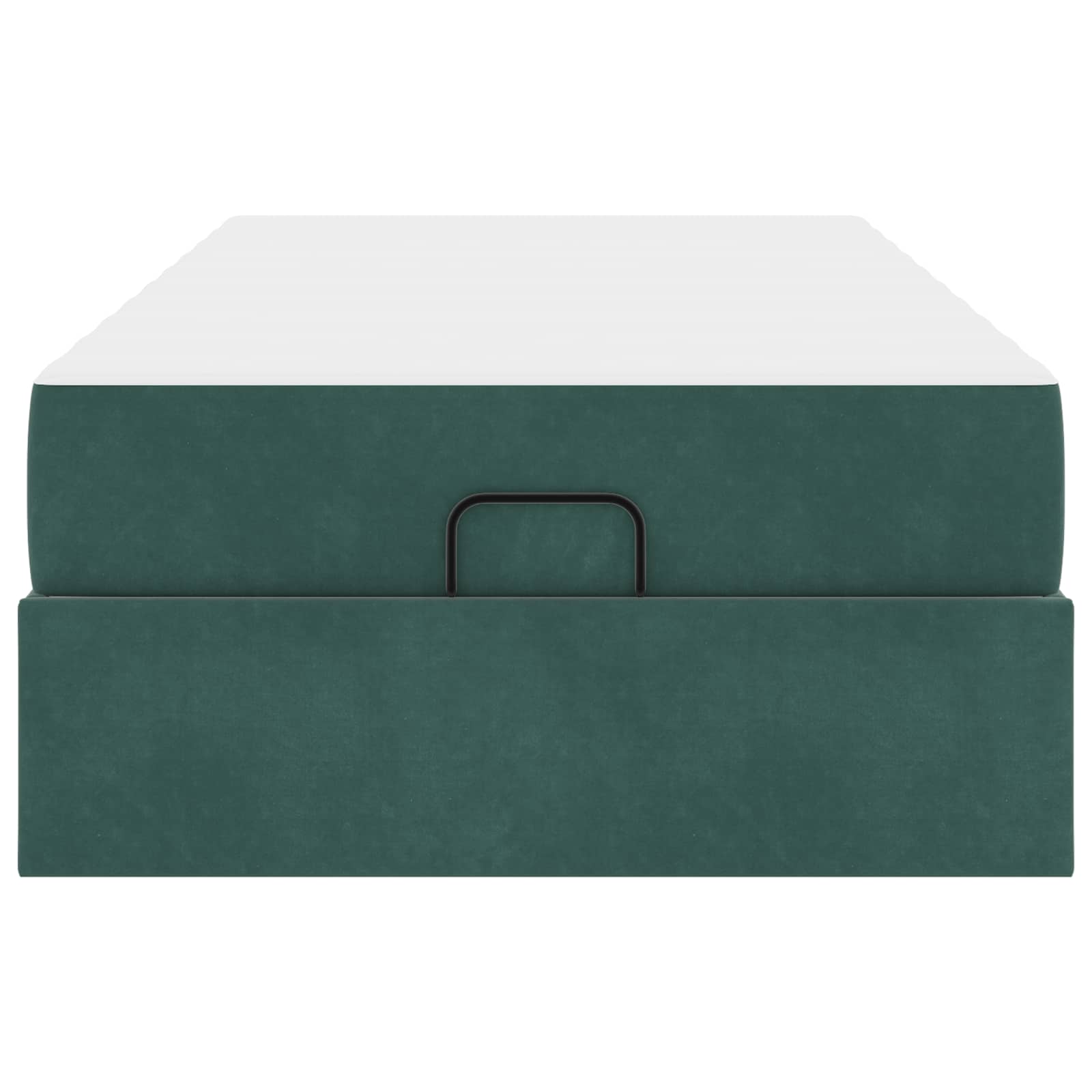 Estructura de cama con colchón 2 pcs Verde Terciopelo