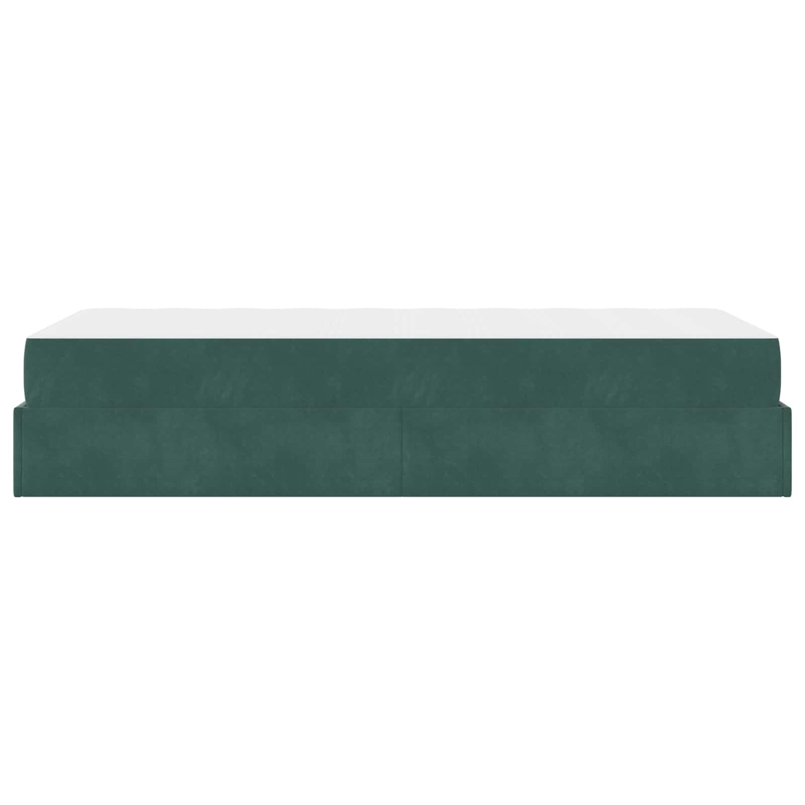 Estructura de cama con colchón 2 pcs Verde Terciopelo