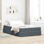 Cama con almacenamiento y colchón Azul 120 x 190 cm Terciopelo