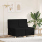 2-piece Modular Sofa Armless Unit Cream 55 x 74 x 82 cm