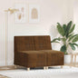 2-Piece Light Grey Modular Armless Sofa Unit