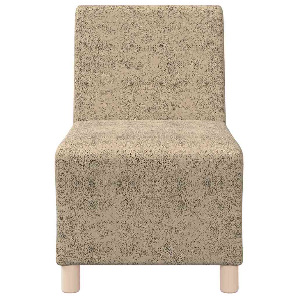 Unidad de Sofá Modular sin Brazos 2 pcs Gris Claro