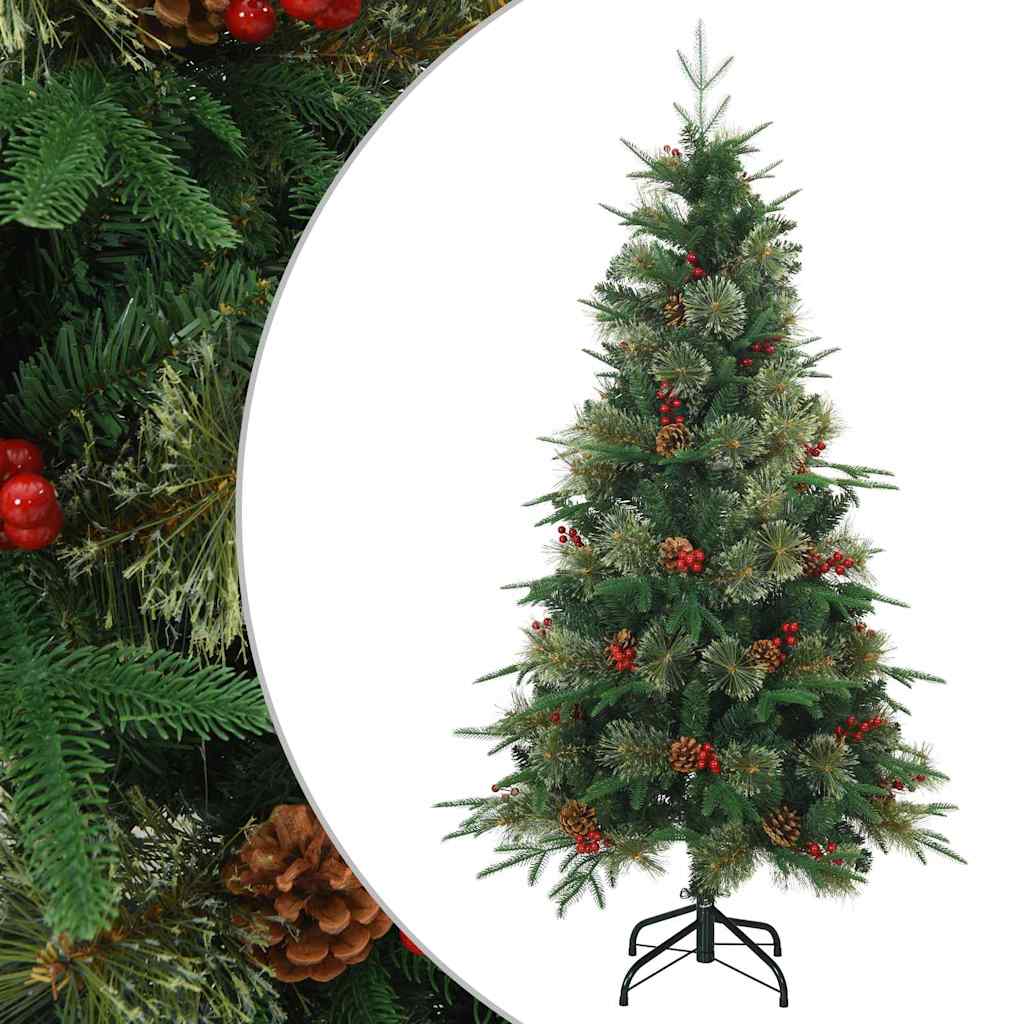 Árbol de Navidad artificial con ramas articuladas Verde 150 cm