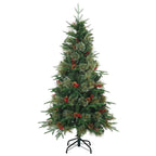 Árbol de Navidad artificial con ramas articuladas Verde 150 cm