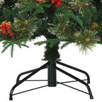 Árbol de Navidad artificial con ramas articuladas Verde 180 cm