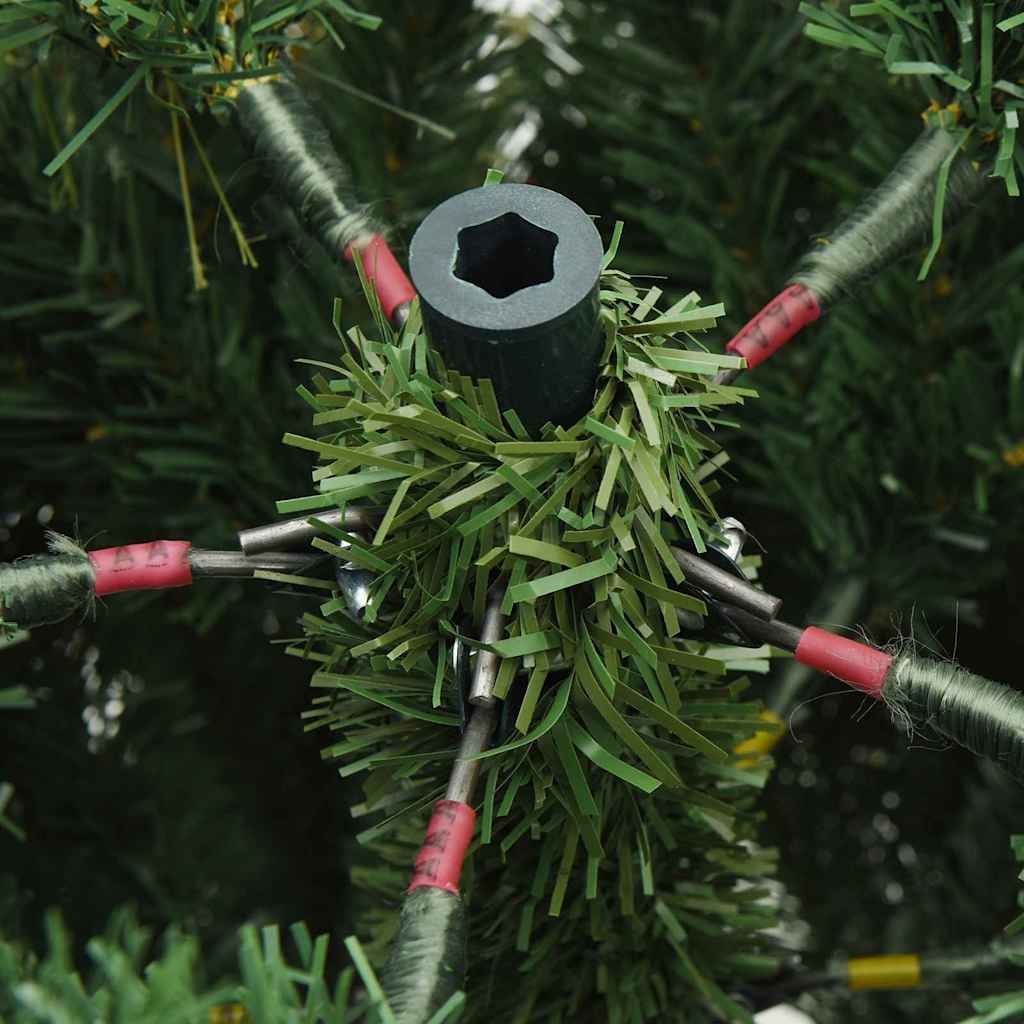 Árbol de Navidad artificial con ramas articuladas Verde 180 cm