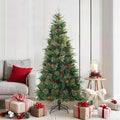 Árbol de Navidad artificial con ramas articuladas Verde 180 cm