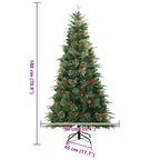 Árbol de Navidad artificial con ramas articuladas Verde 180 cm