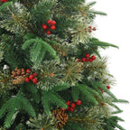 Árbol de Navidad artificial con ramas articuladas Verde 210 cm
