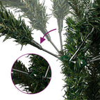 Árbol de Navidad artificial con ramas articuladas Verde 240 cm