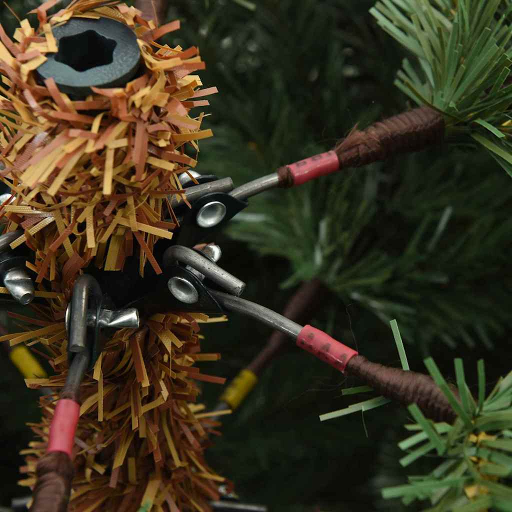 Árbol de Navidad artificial con ramas articuladas Verde 210 cm