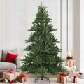 Árbol de Navidad artificial con ramas articuladas Verde 210 cm