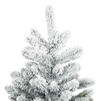 Árbol de Navidad artificial plegable cubierto de nieve 150 cm