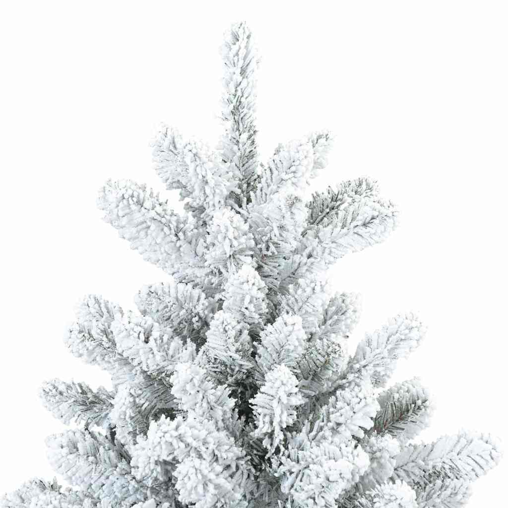 Árbol de Navidad artificial plegable cubierto de nieve 180 cm