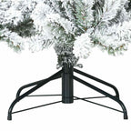Árbol de Navidad artificial plegable cubierto de nieve 240 cm