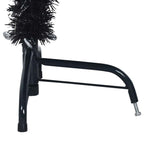 Árbol de Navidad Artificial Preiluminado Negro 120 cm PVC