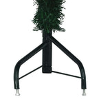 Árbol de Navidad Artificial de Esquina Verde 180 cm PVC y Metal