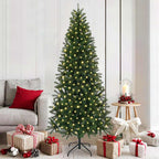 Árbol de Navidad artificial con 300 LED Verde 180 cm PE y PVC