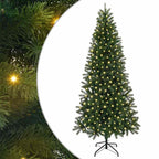 Árbol de Navidad artificial con 300 LED Verde 180 cm PE y PVC